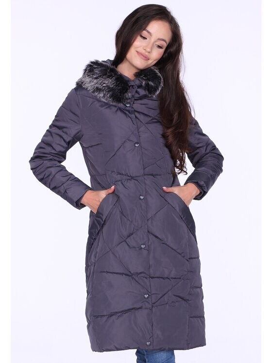 

Зимнее пальто slim fit Perso, серый