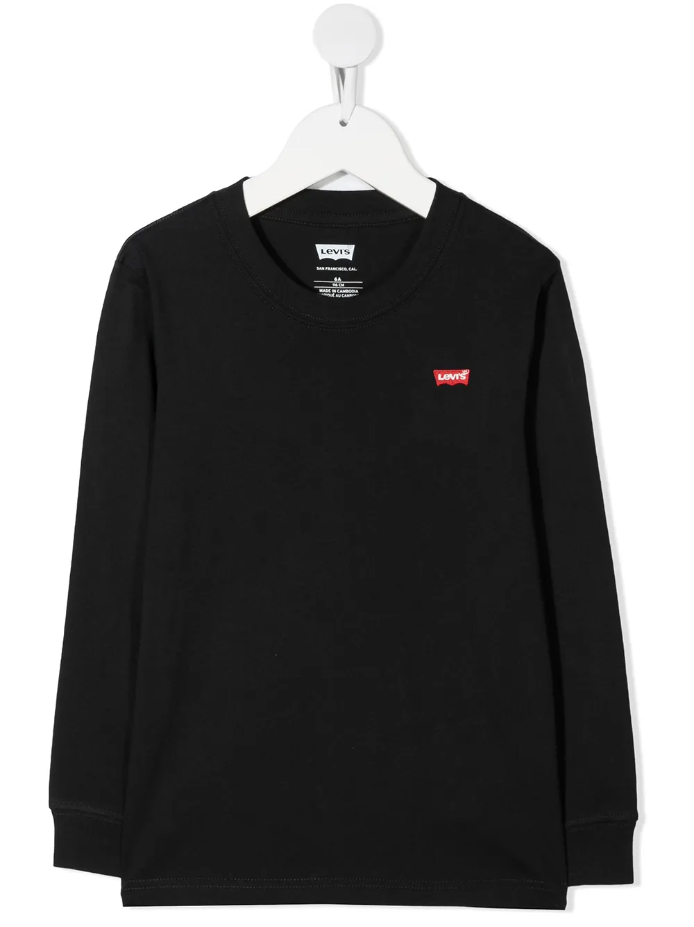 

Футболка с логотипом Levi's Kids, черный