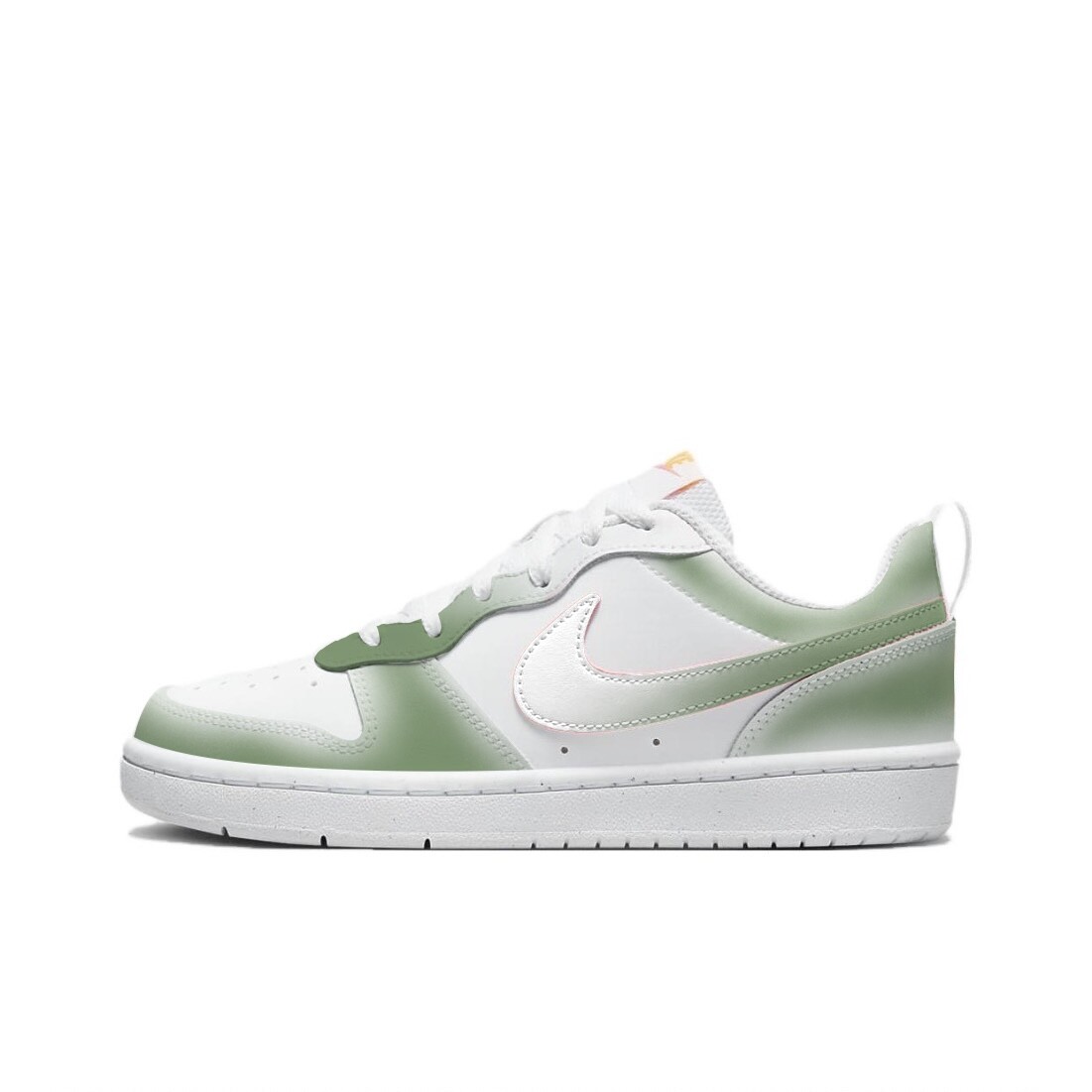 

Кроссовки Nike Court Borough Skateboard Shoes Women's Low-Top White/Green, Зеленый, Кроссовки Nike Court Borough Skateboard Shoes Women's Low-Top White/Green