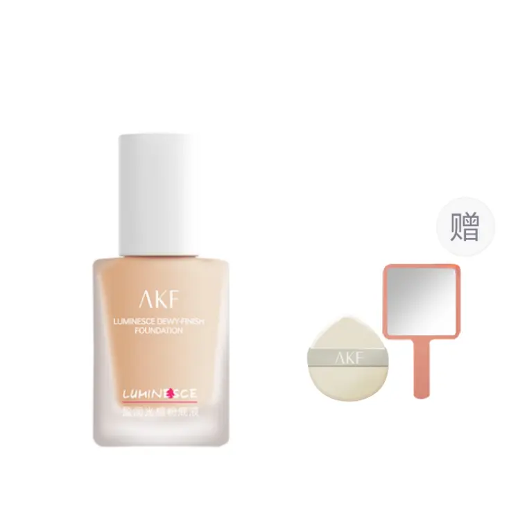 

Водостойкая и устойчивая к поту, долговечная и стойкая жидкая тональная основа, не забивающая поры консилер AKF