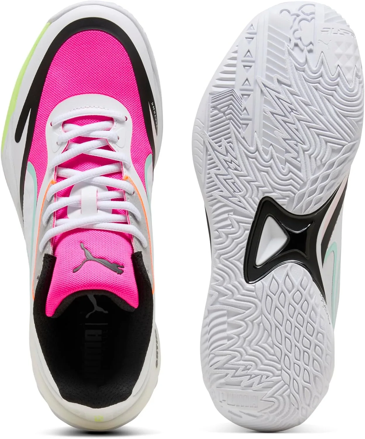 Кроссовки для легкой атлетики PUMA Unisex All-pro Nitro, белый/розовый — фото 4