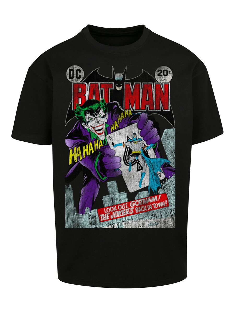 

Рубашка F4NT4STIC Batman Joker Playing Card Cover, черный