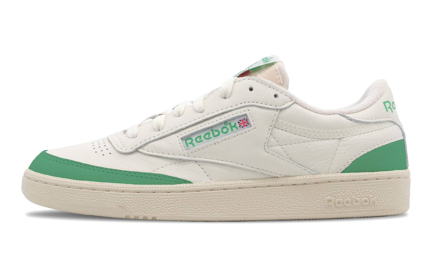 

Скейтборд-кеды Club C унисекс с низким верхом, зеленый Reebok