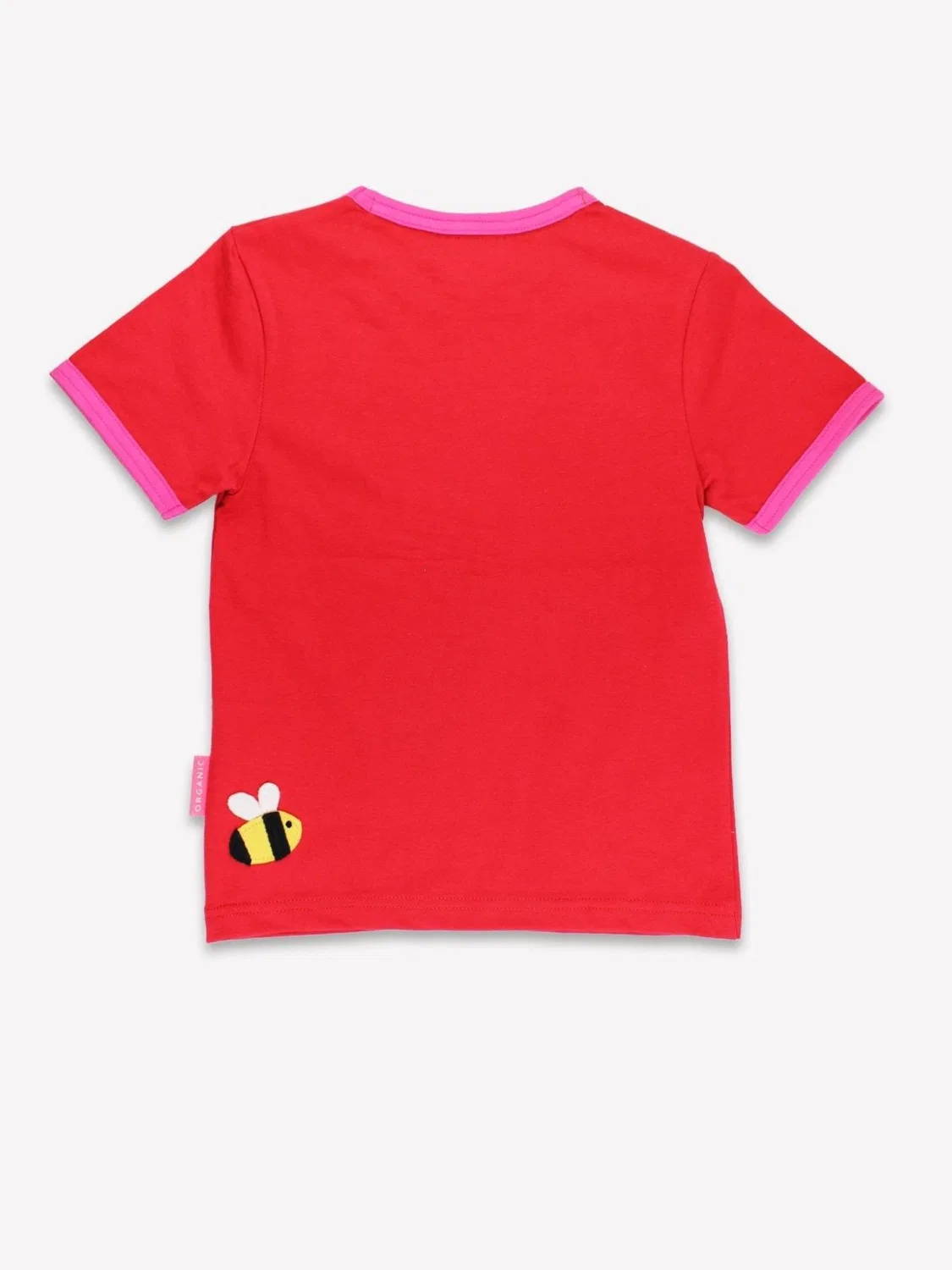 Футболка 'Bio-Baumwoll Kinder Футболка kurzarm mit Sonnenblumen-Meer-Applikation' Toby Tiger, Red — фото 3