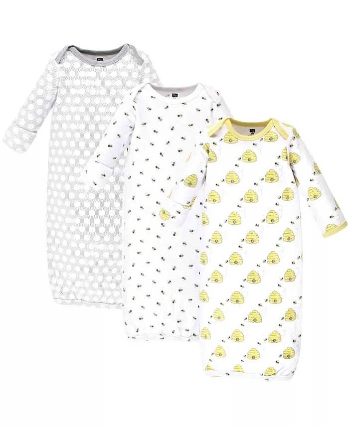 

Детское хлопковое платье унисекс, унисекс Owl Hudson Baby, белый