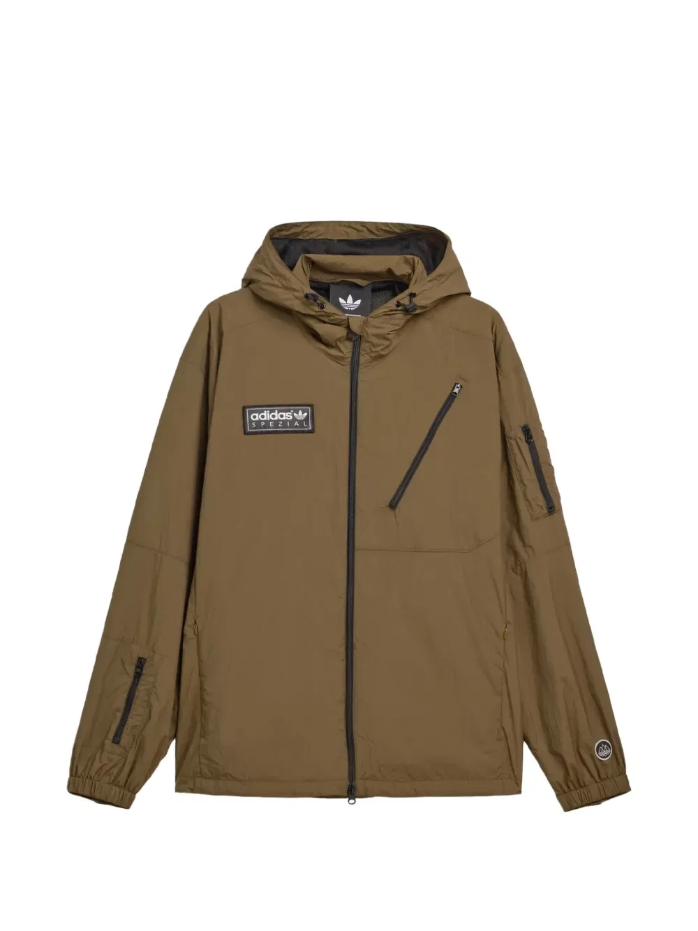 Куртка с капюшоном Spzl Buckstead Adidas, коричневый