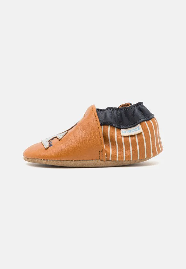 Первые туфли унисекс с крошечным драконом Robeez, Camel — фото 2