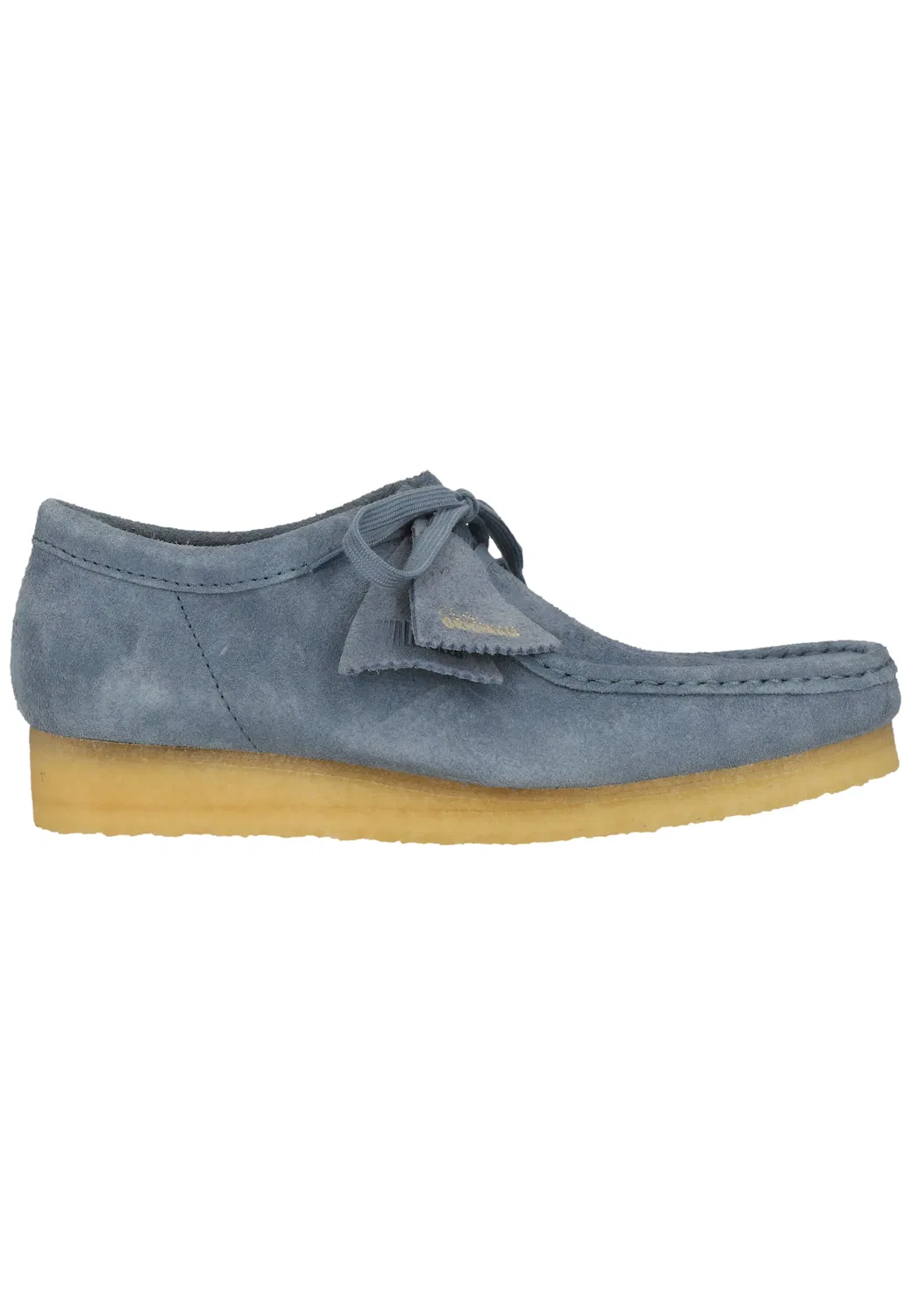 Спортивные туфли на шнуровке Wallabee, Clarks, french blue sde — фото 4