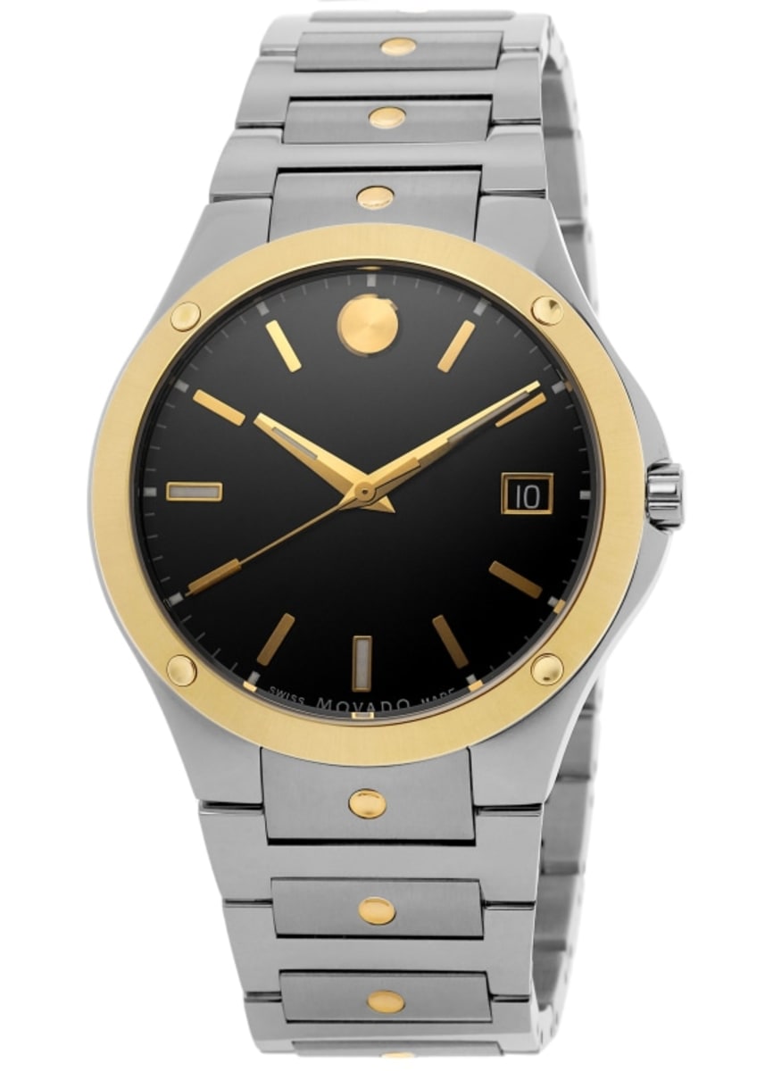 

Movado SE черные стальные часы унисекс 0607596