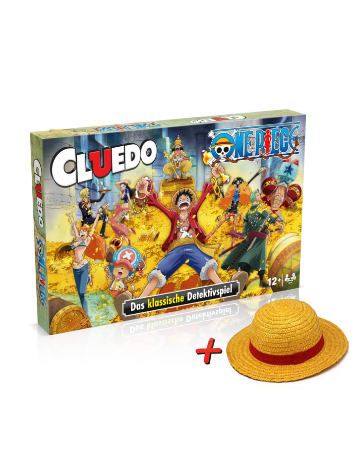 

Игра Cluedo - One Piece, включая соломенную шляпу Луффи с красочным принтом