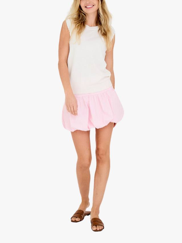 

Топ Ulla с вязаным краем «ракушка» A-VIEW, White