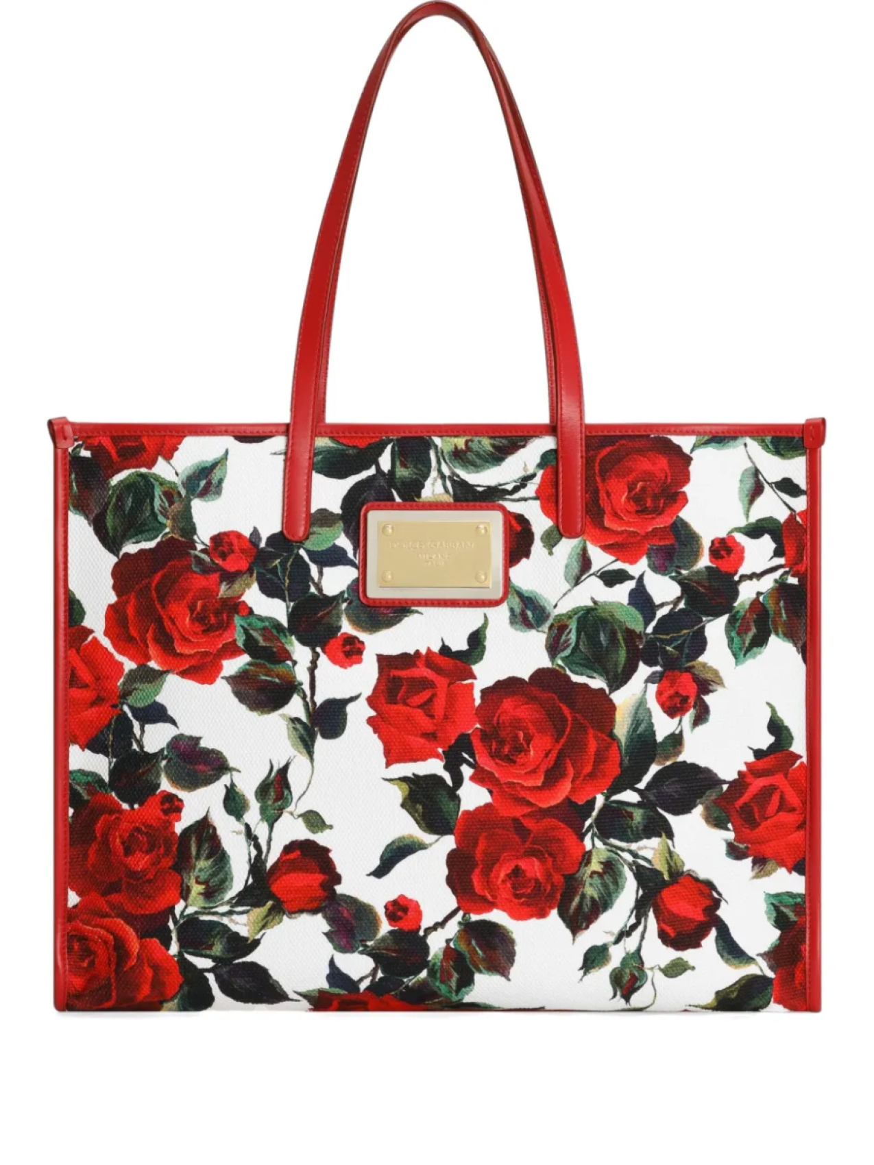 

Dolce & Gabbana большая сумка на плечо с принтом, белый