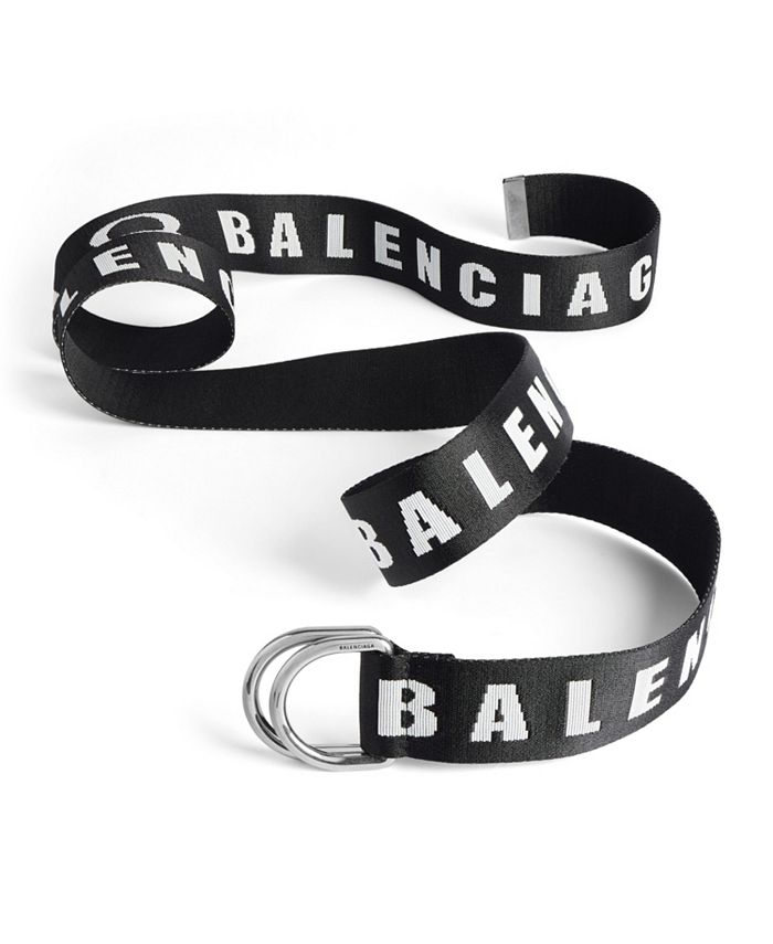 

Ремень с D-образными кольцами Balenciaga, черный