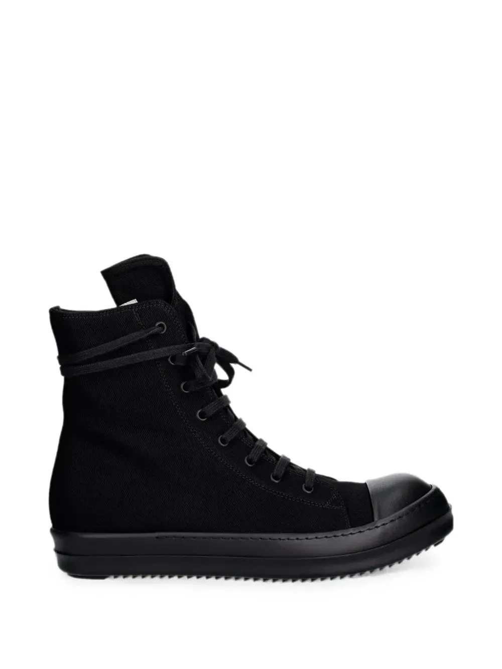 Кроссовки на шнуровке с молнией Rick Owens Drkshdw, черный