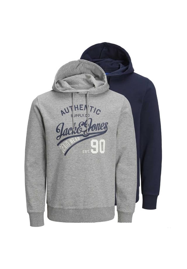 

Толстовка с капюшоном Ethan двойная упаковка Jack & Jones, мультиколор