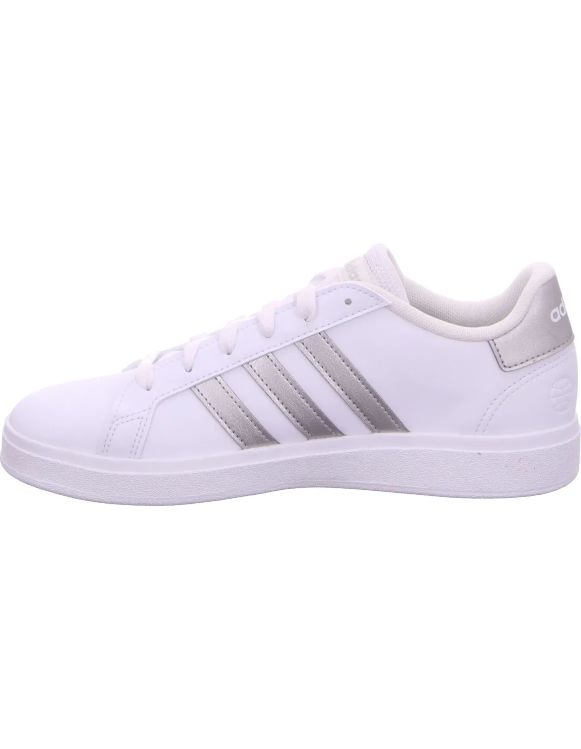 Кроссовки низкие Grand Court 2.0 Adidas, белый/серебристый/серебристый — фото 4