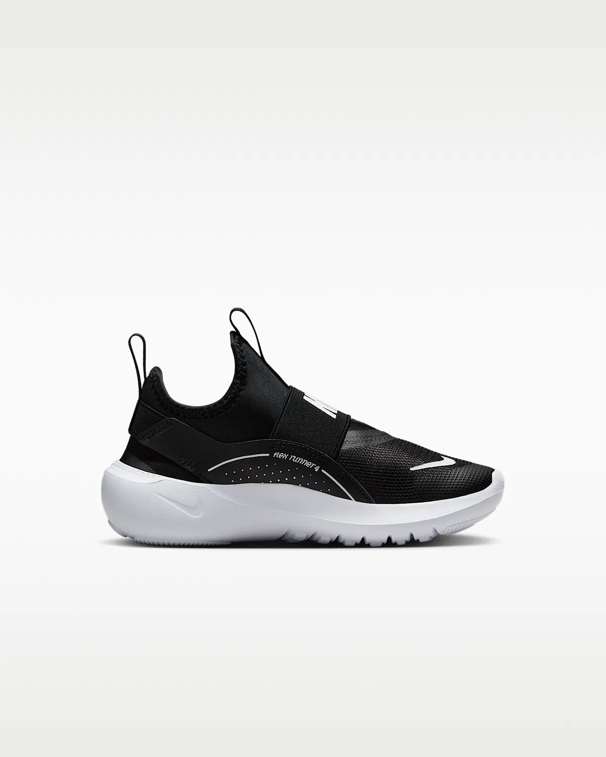 Кроссовки Nike Flex Runner 4 для малышей, Black/White/White/Black — фото 3