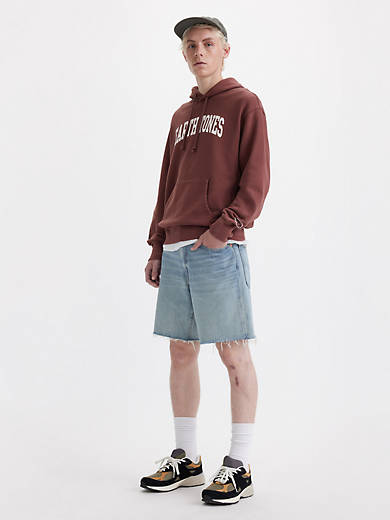

468 Свободные мужские шорты 9 дюймов Levi's, цвет Astro Jam - Light Wash