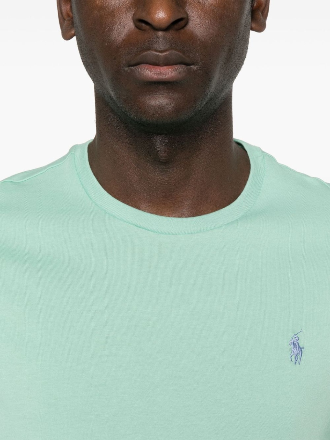 Polo Ralph Lauren футболка с вышивкой Polo Pony, зеленый — фото 4
