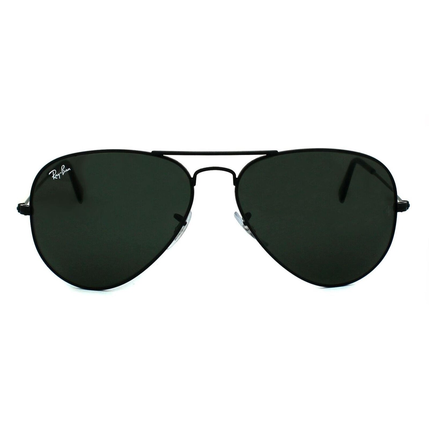 

Aviator Черно-зеленые солнцезащитные очки Aviator 3025 Ray-Ban, черный