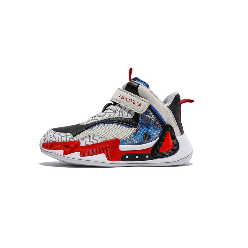 

Детские баскетбольные кроссовки Kids Low-top White Nautica, белый/красный