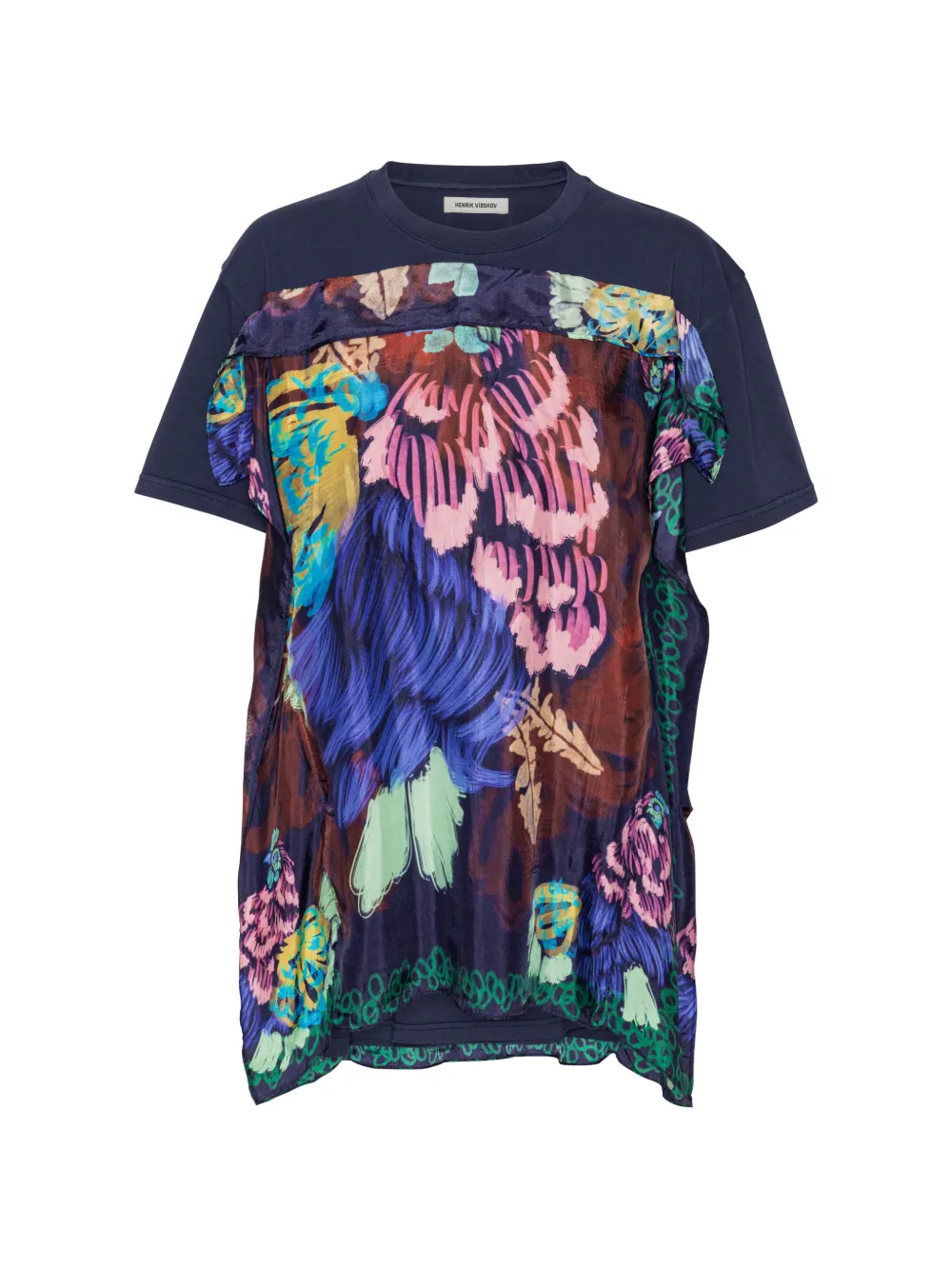 

Квадратная футболка Henrik Vibskov, синий