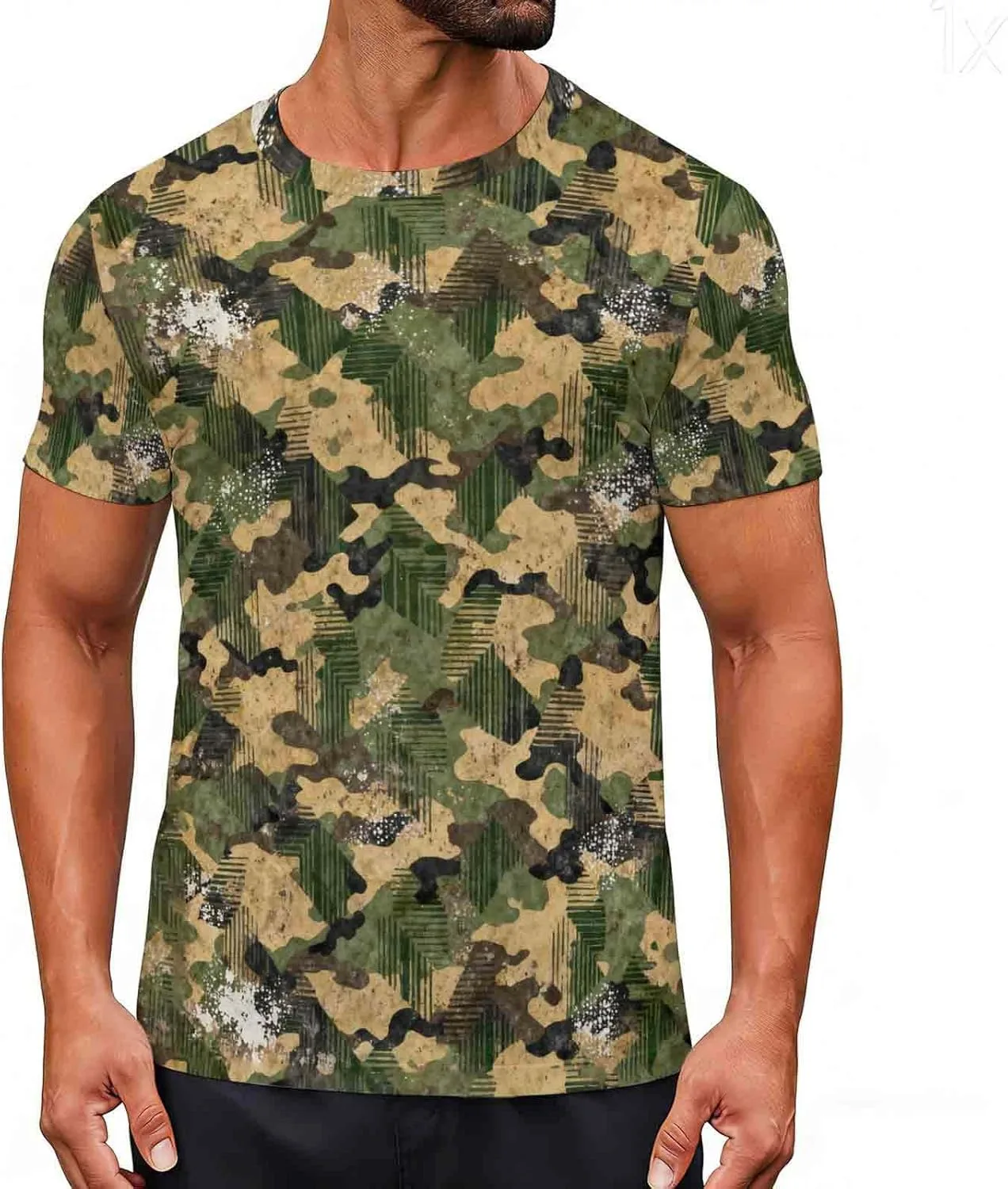 

Футболка Unisex Camo с коротким рукавом BFAFEN