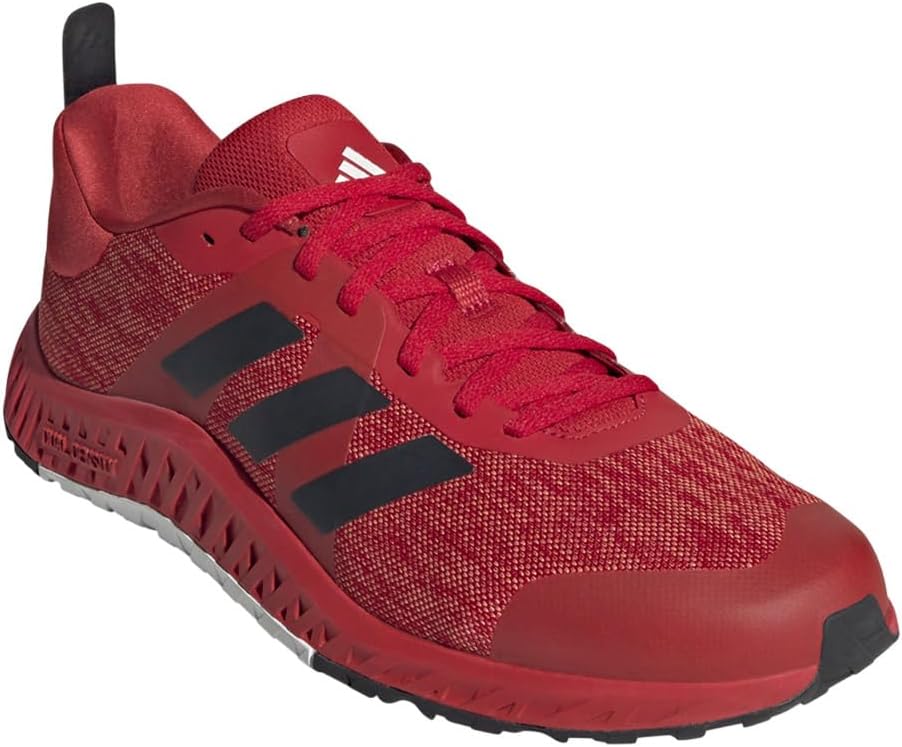 Тренировочные кроссовки Adidas Everyset для взрослых (унисекс), красный — фото 2
