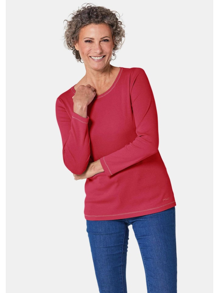 

Короткий размер: Базовая футболка из чистого хлопка красного цвета. GOLDNER, Красный, Короткий размер: Базовая футболка из чистого хлопка красного цвета. GOLDNER