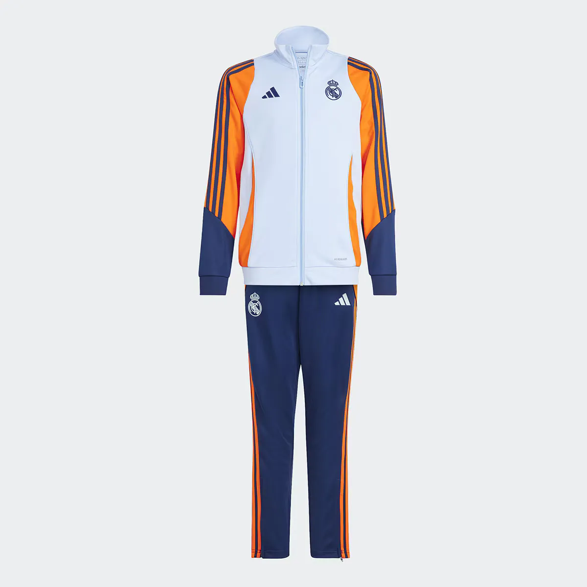 

Реал Мадрид CF Tk Костюм и детский спортивный костюм Adidas, синий/оранжевый