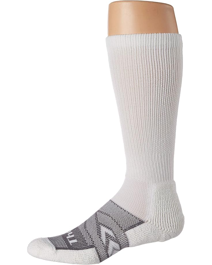 

Носки Thorlos 12-Hr Shift Work Sock Over Calf Single Pair, цвет White/Grey