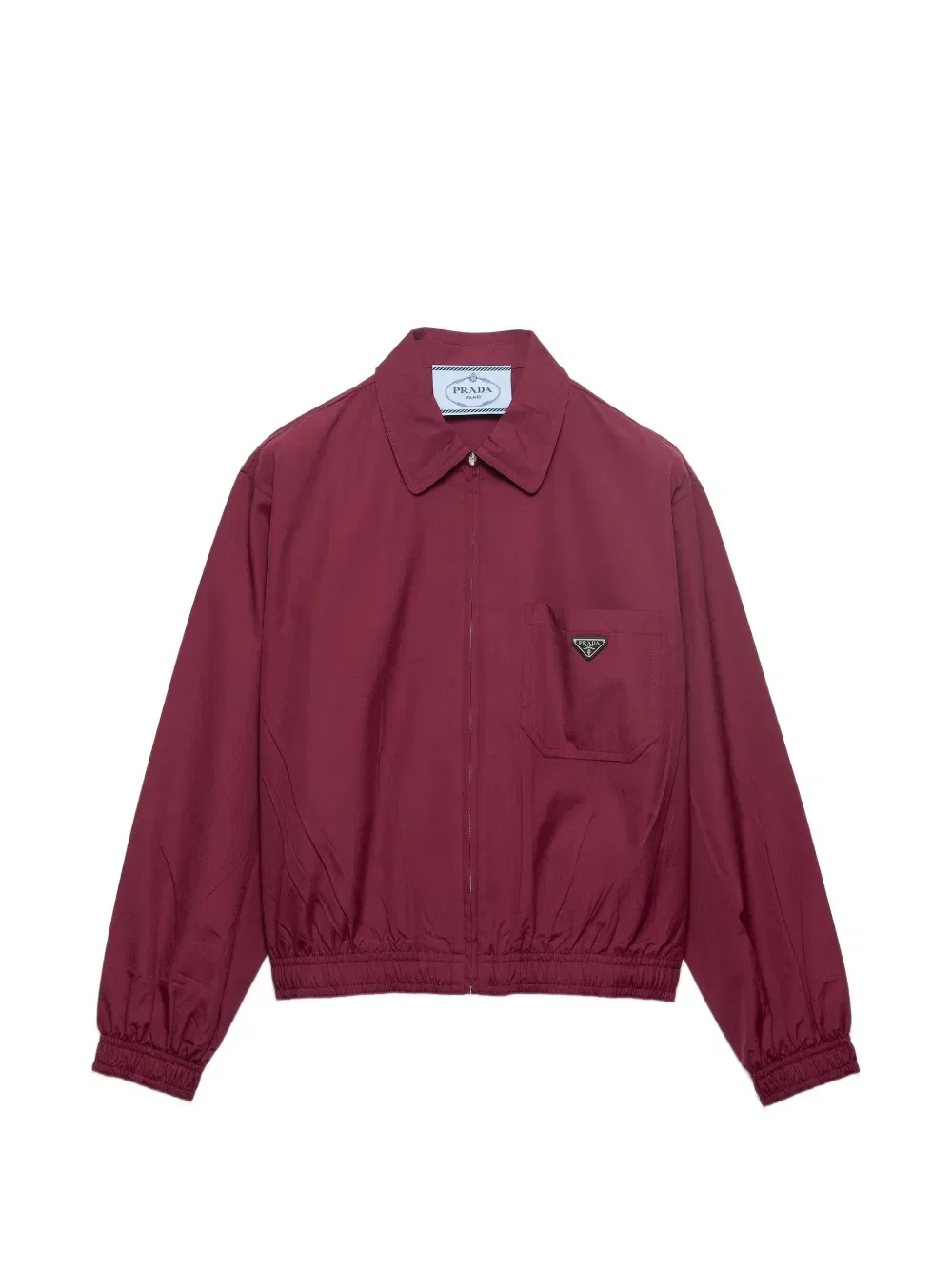 Куртка из поплина Prada, красный