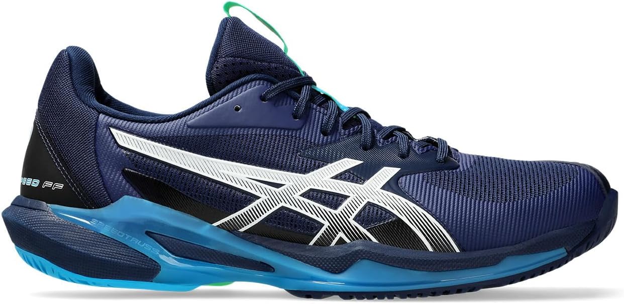 Мужские кроссовки ASICS Solution Speed FlyteFoam 3, белый/голубой — фото 3