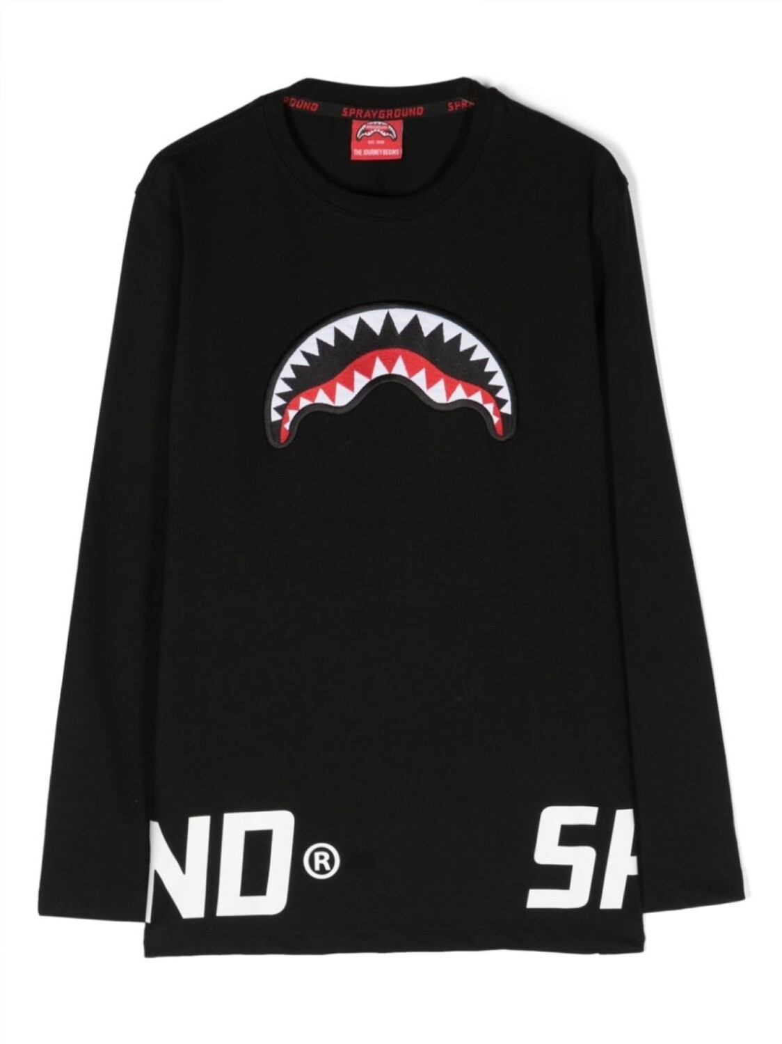 

Sprayground Kid футболка с логотипом, черный