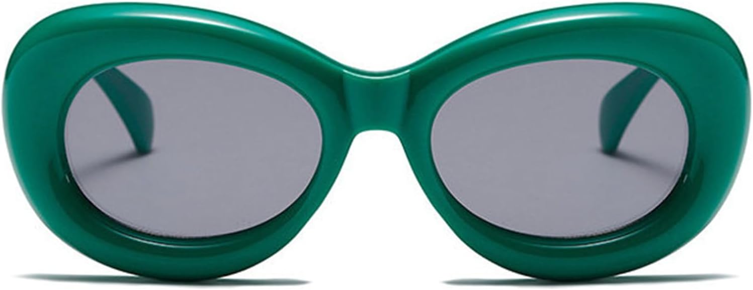 

Солнцезащитные очки Willochra Retro Y2K конфетного цвета для женщин, роскошные овальные, модные, уникальные, для мужчин, в стиле панк, трендовые, для активного отдыха, с защитой от ультрафиолета UV400 F25, Green