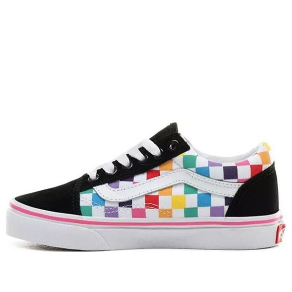 

Кроссовки old skool little 'rainbow checkerboard' Vans, мультиколор