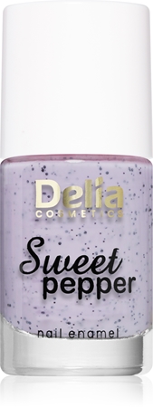 

Лак для ногтей Delia Cosmetics Sweet Pepper Black Particles, 04 Lavender 11 ml