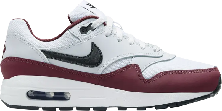 

Кроссовки Air Max 1 GS 'Dark Team Red', белый