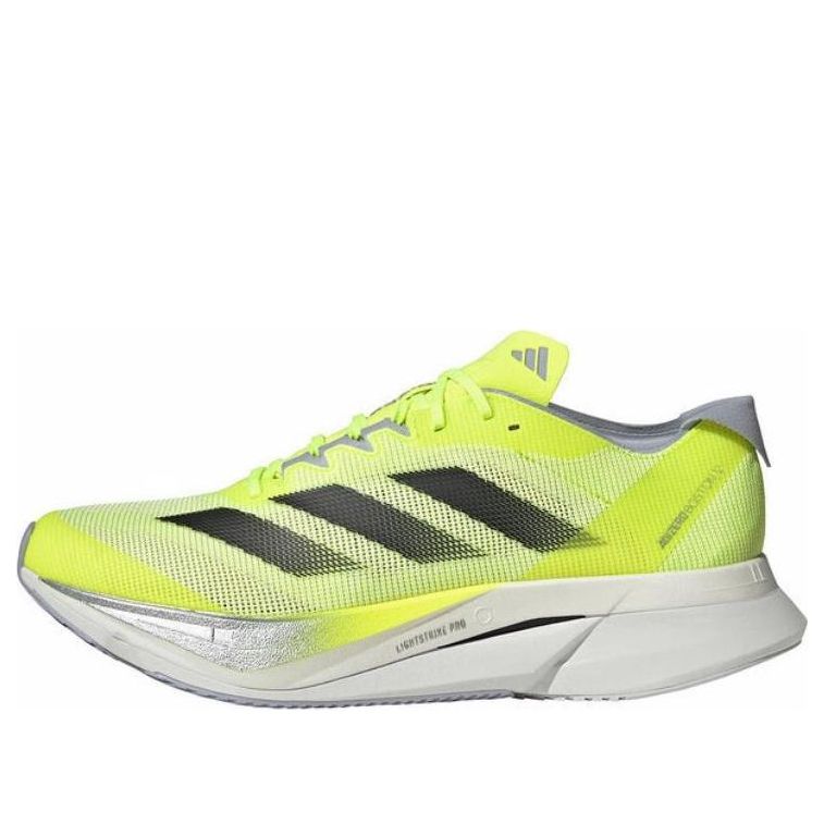 

Кроссовки adidas Adizero Boston 12 'Lucid Lemon Core Black Silver Metallic', зеленый