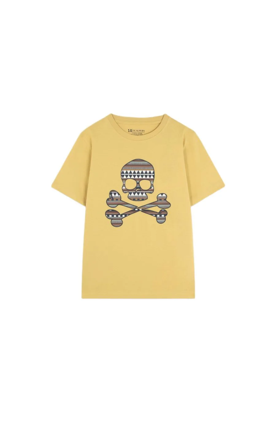 Футболка Big Boys Etnicskull Scalpers, Mustard