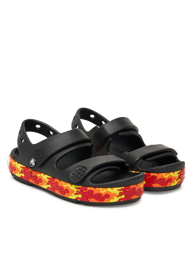 Сандалии Crocband Cruiser Flames Sandal Kids 211268 Crocs, черный — фото 2