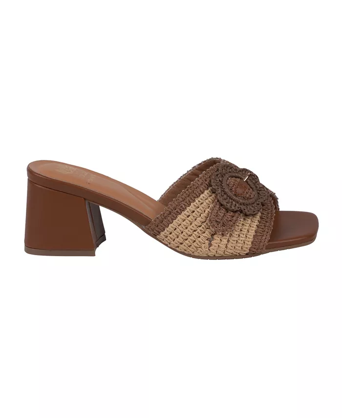 Женские босоножки Liza на устойчивом каблуке GC Shoes, коричневый — фото 2