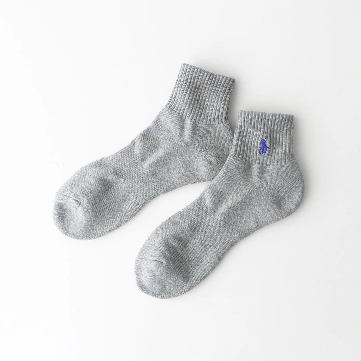 Мужские ребристые носки для гольфа Polo Ralph Lauren, 95. Gray