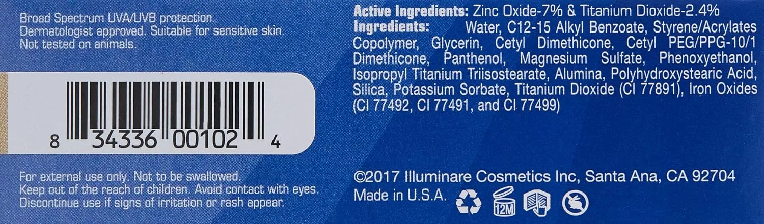 Тональное средство Illuminaré Portofino Porcelain SPF 20 15 мл — фото 3
