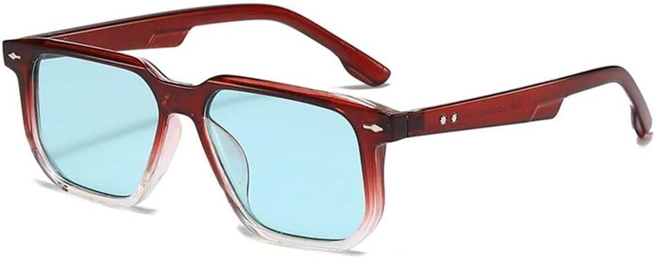 

Солнцезащитные очки Candy Color с плавным изменением цвета и защитой от УФ-излучения UV400 для женщин и мужчин. Легкие, для бега, спорта и путешествий UYPTK, Dark Red Cyan