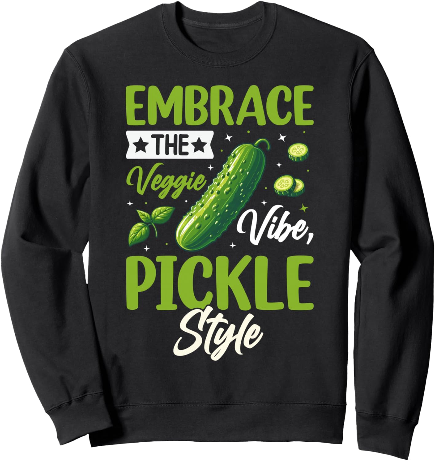 

Толстовка в стиле «Овощной стиль» Funny Pickled Cucumber Gift For Dill Lovers, черный