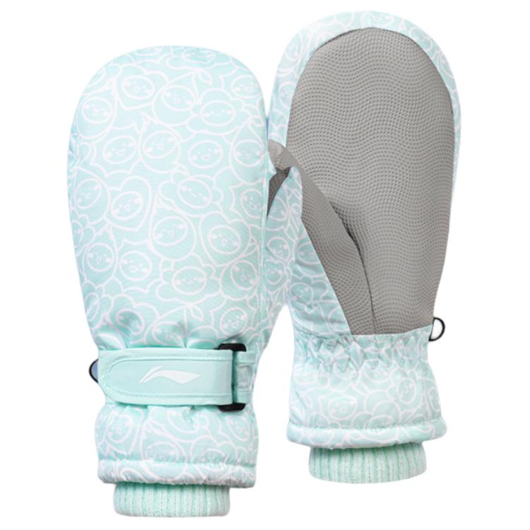 

LINING Детские перчатки ПУ разноцветные, Blue Green