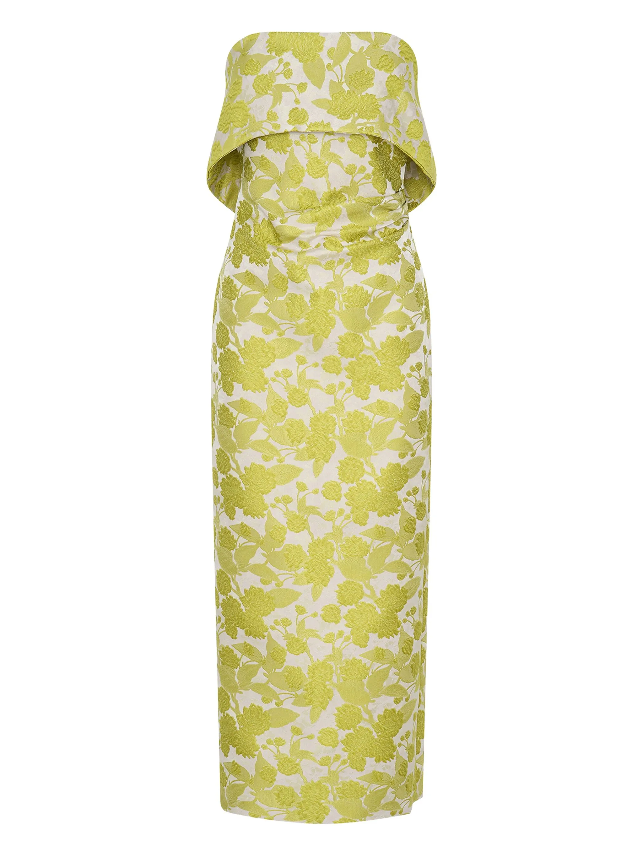 

Вечернее платье макси с цветочным принтом Anna Quan, зеленый