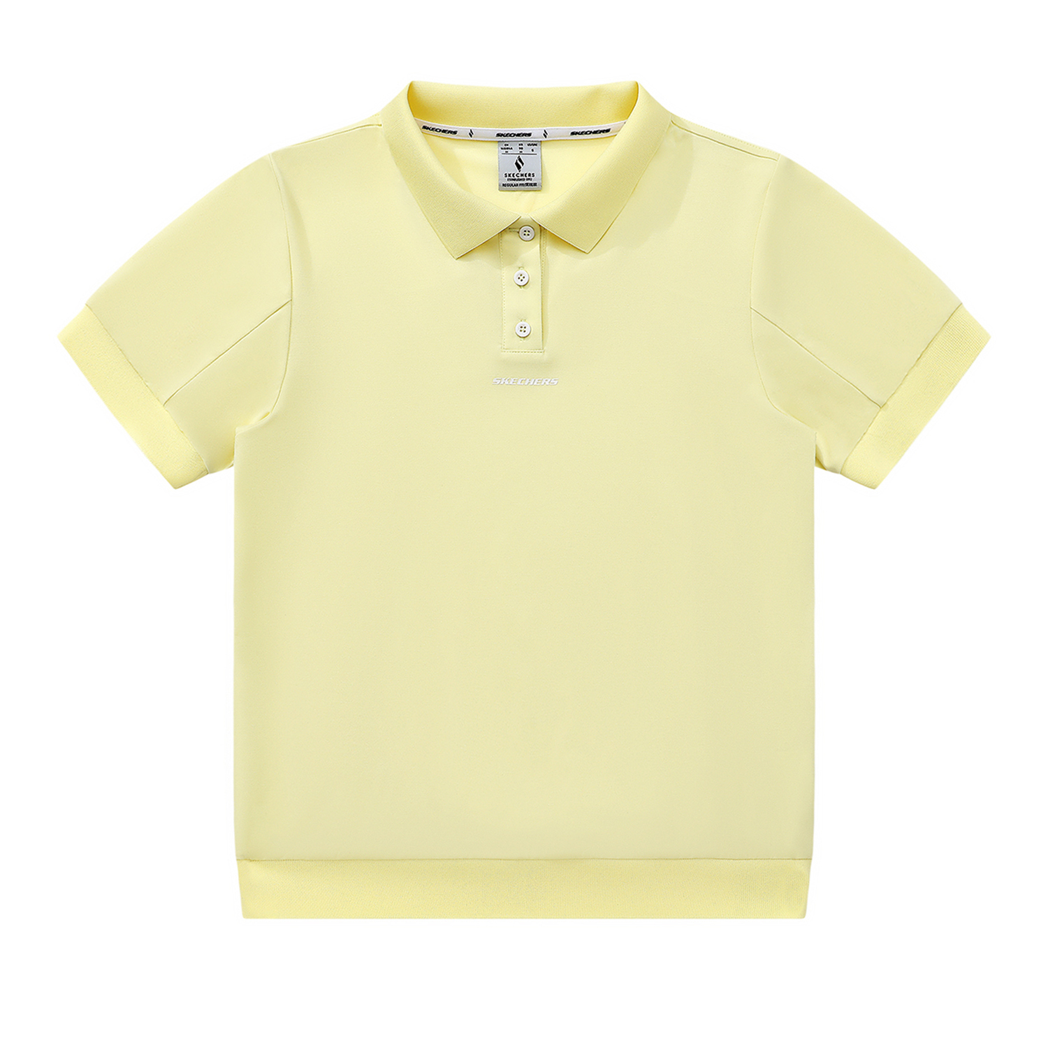 

Skechers Yazhuan Series Polo Shirt Unisex светло-серый желтый