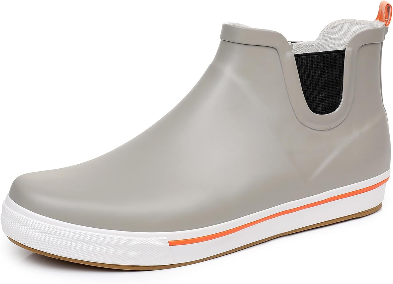 

Женские дождевые ботинки WTW, мужские ботинки Deck - легкие водонепроницаемые резиновые рыбацкие ботинки с высокой сцепляемостью для садоводства и кемпинга, хаки